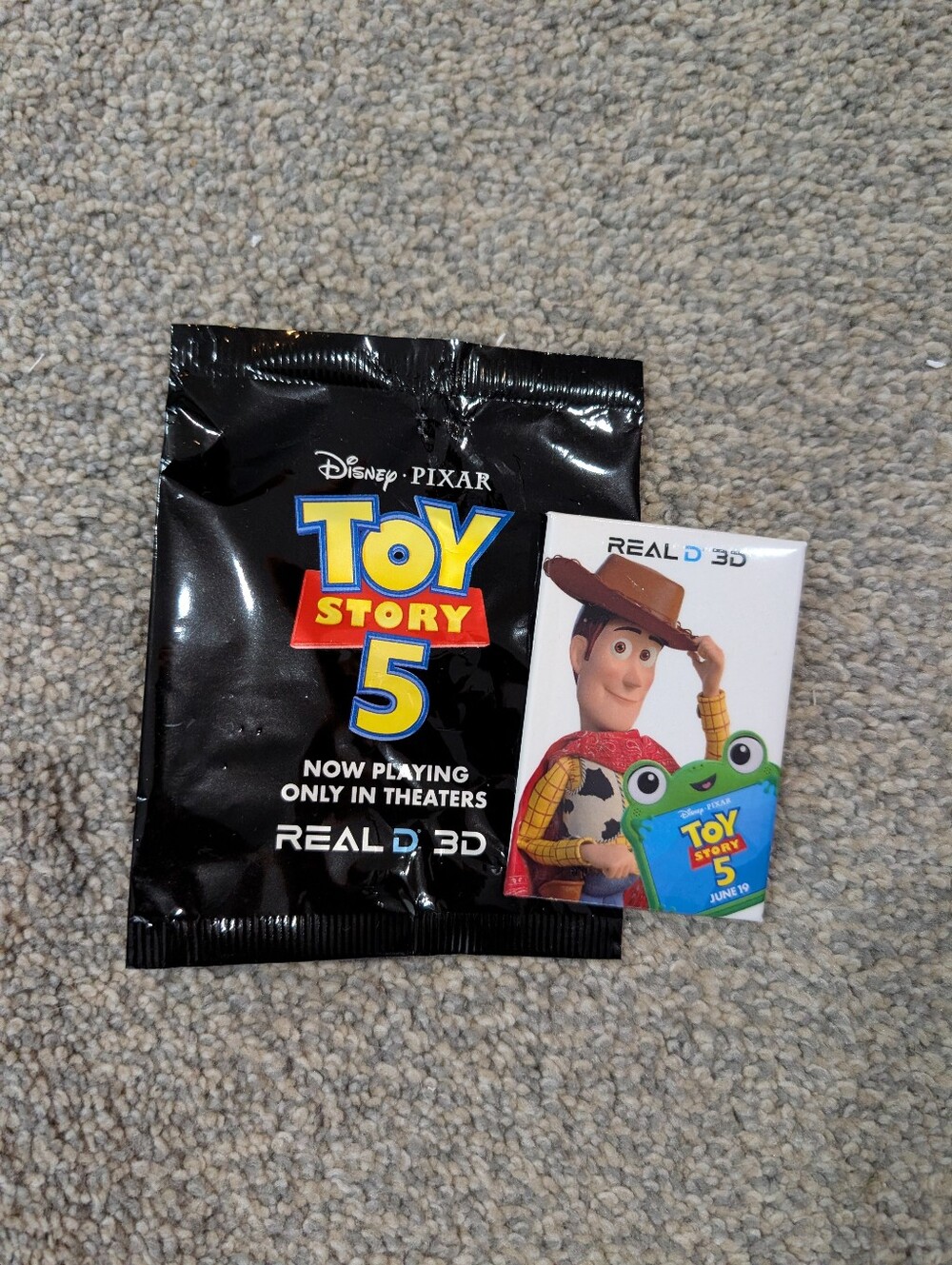 Disney Pixar Toy Story 5 Movie Theater Pin